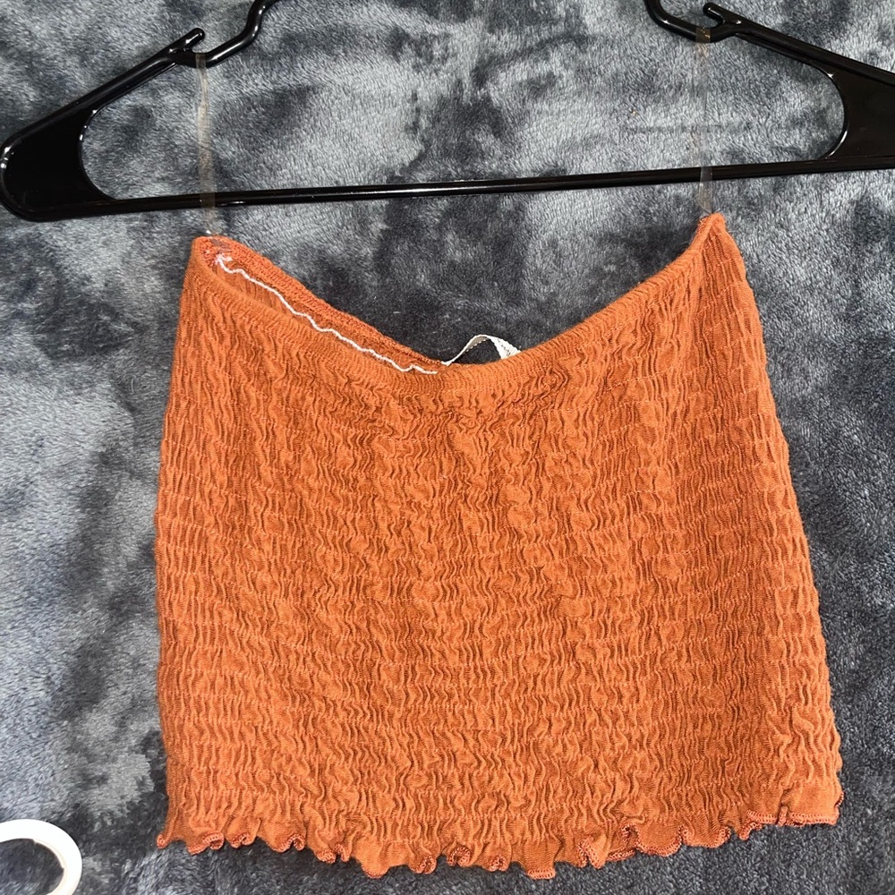 Orange tube top